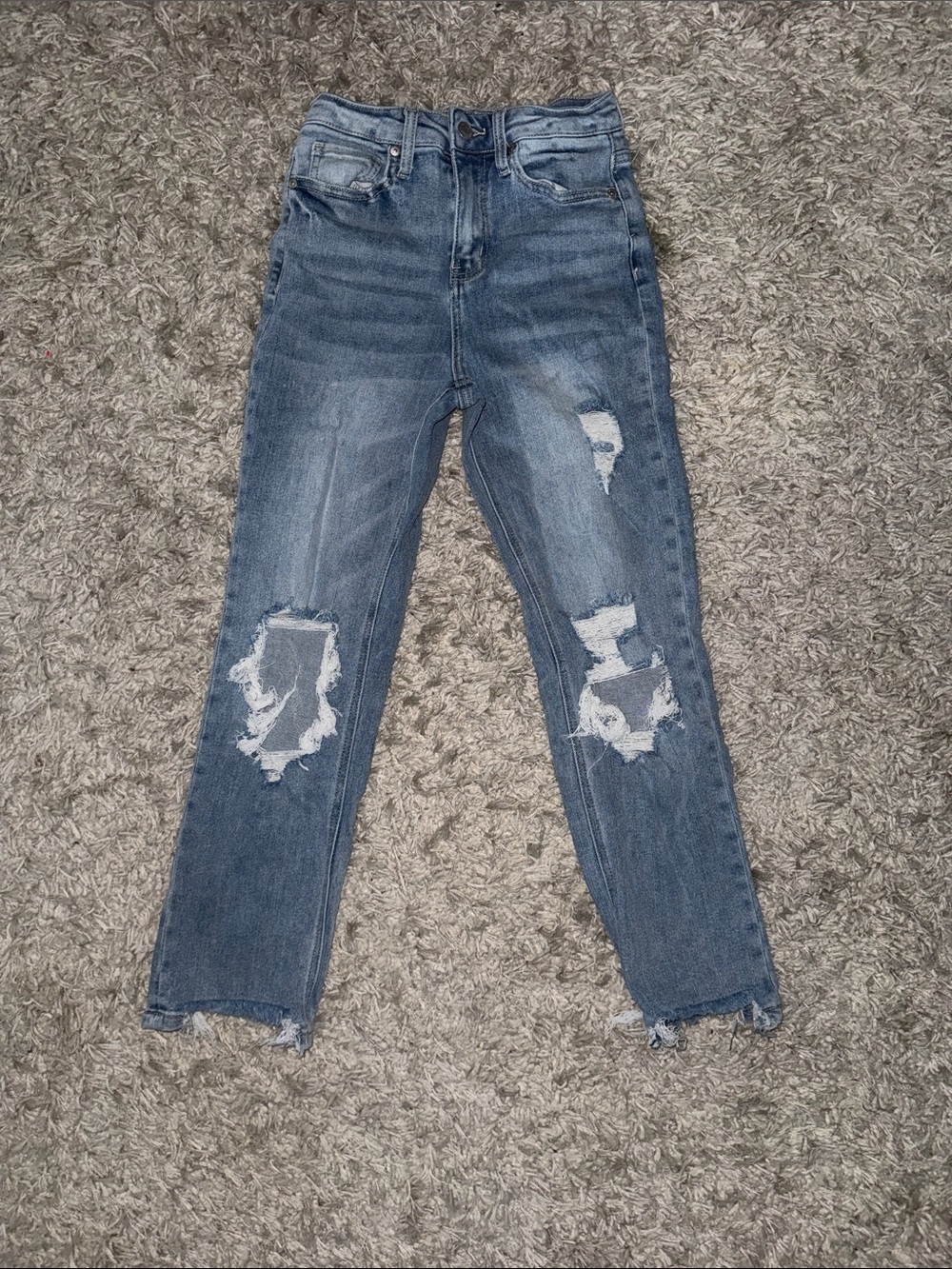 Windsor Distressed Light Blue Boyfriend Jeans
